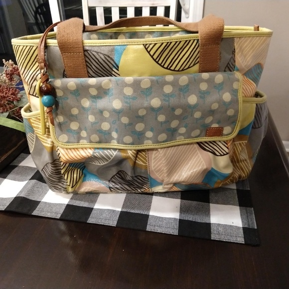 Fossil Vinyl Diaper bag